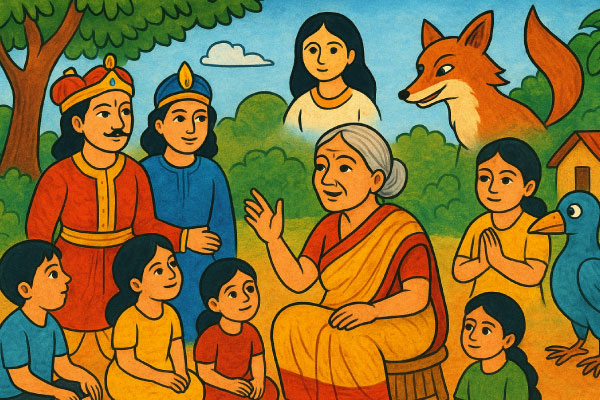 লালকমল নীলকমল গল্পের ছবি – Thakurmar-Jhuli